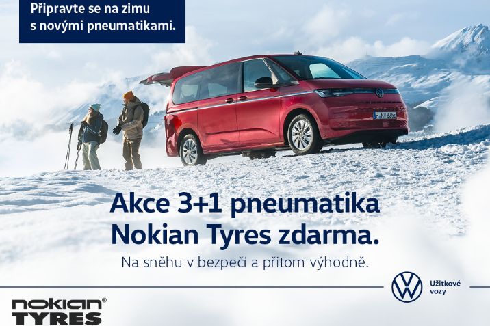 Akce 3+1 pneumatika Nokian Tyres zdarma