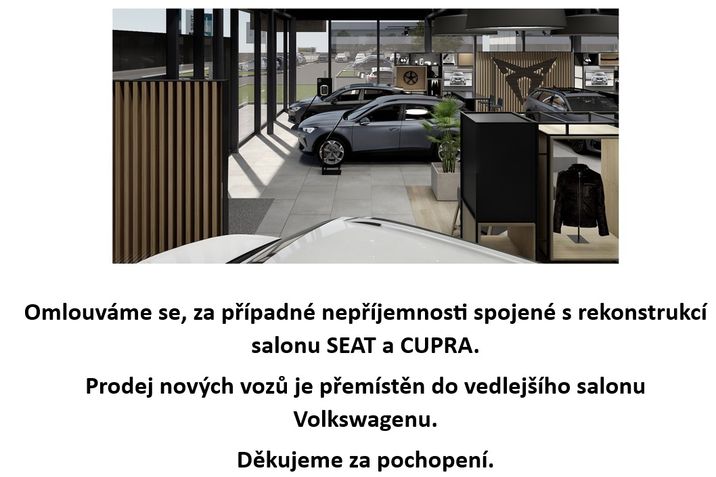 rekonstrukce prodejny SEAT/CUPRA